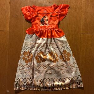 Disney Orange and White Moana Dress